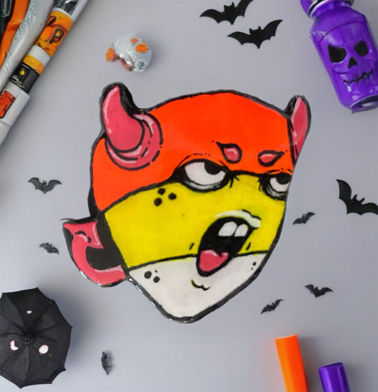 Devil Candy Corn Magnet